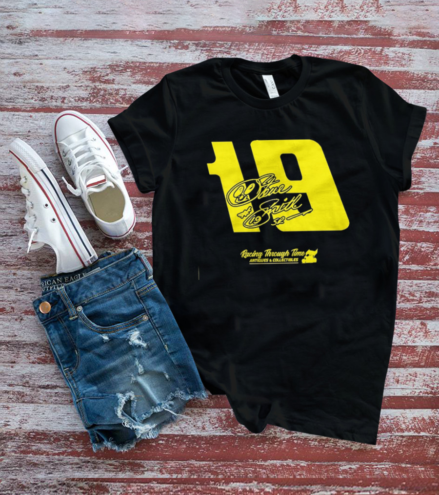 Steve Smith Sr 19 Racing Through Time Antiques Collectibles T-Shirt