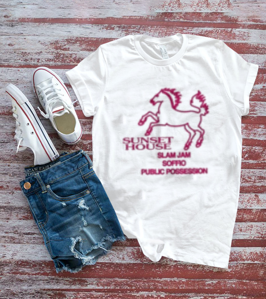 Public Possession Store Slam Jam Soffio Sunset House T-Shirt