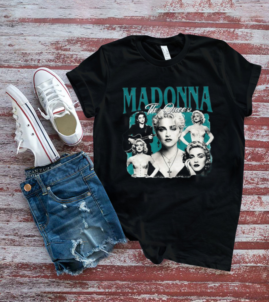 Madonna The Queen Iconic 90s Music Legend T-Shirt