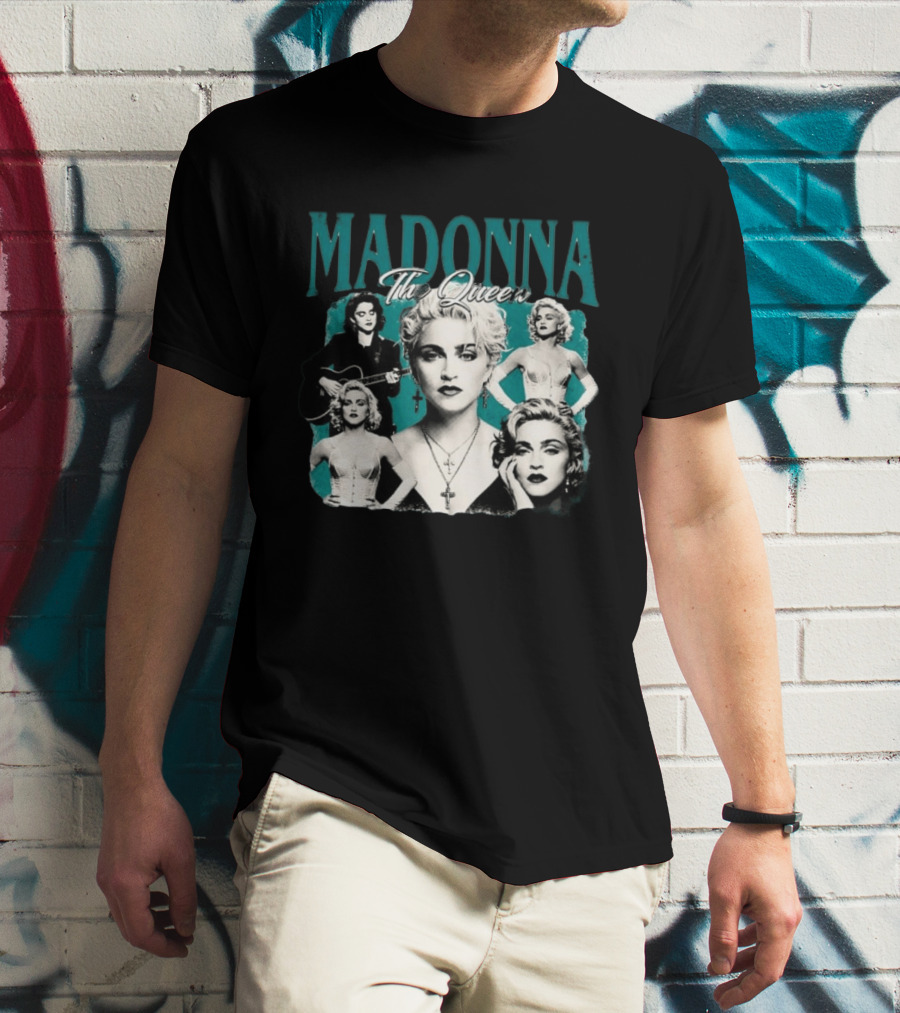Madonna The Queen Iconic 90s Music Legend T-Shirt