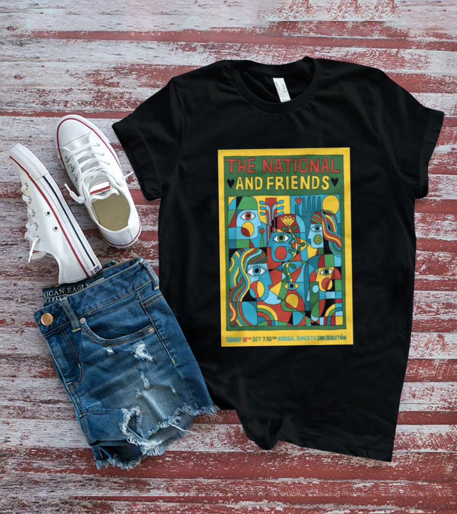 The National And Friends San Sebastián Concert October 18 Kursaal Donostia T-Shirt