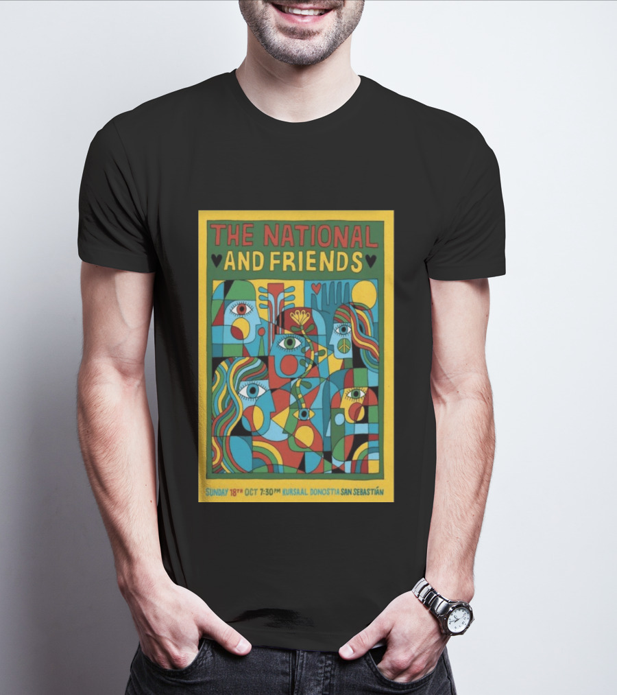 The National And Friends San Sebastián Concert October 18 Kursaal Donostia T-Shirt