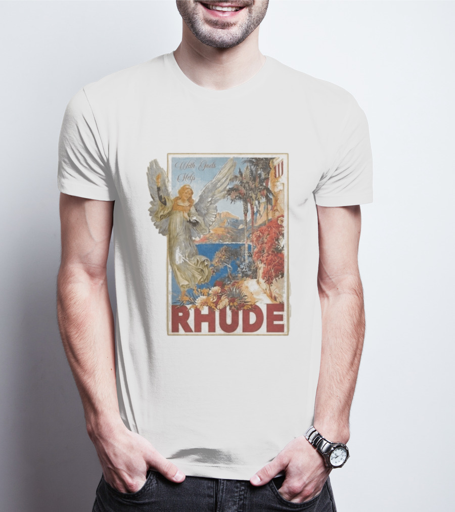2 Chainz Rhude With Gods Help Angel Scenic Landscape T-Shirt