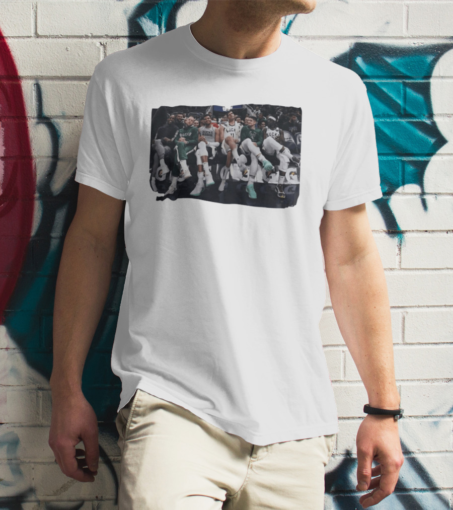 Milwaukee Bucks NBA Basketball Team Bench Players T-Shirt
