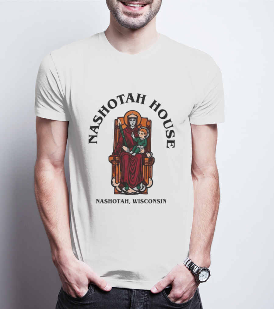 Nashotah House Virgin Mary And Child Jesus Icon Nashotah Wisconsin T-Shirt