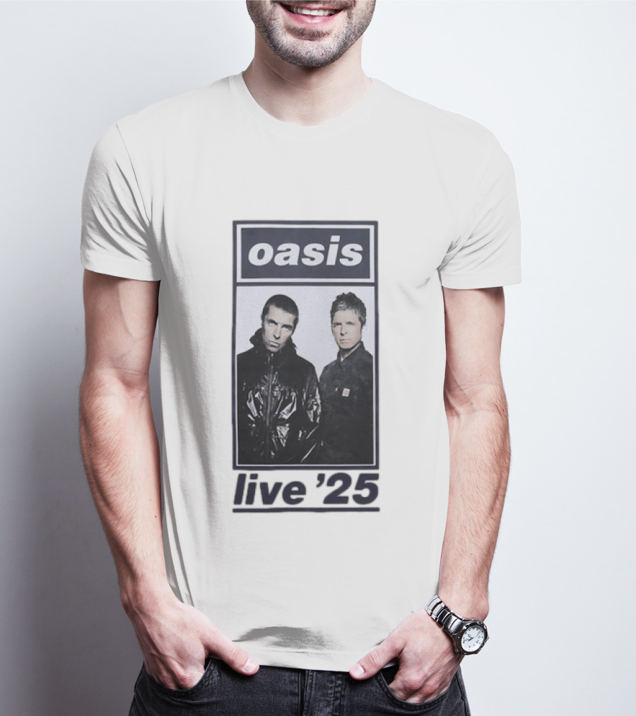 Oasis Live 2025 Liam Gallagher Band Tour T-Shirt