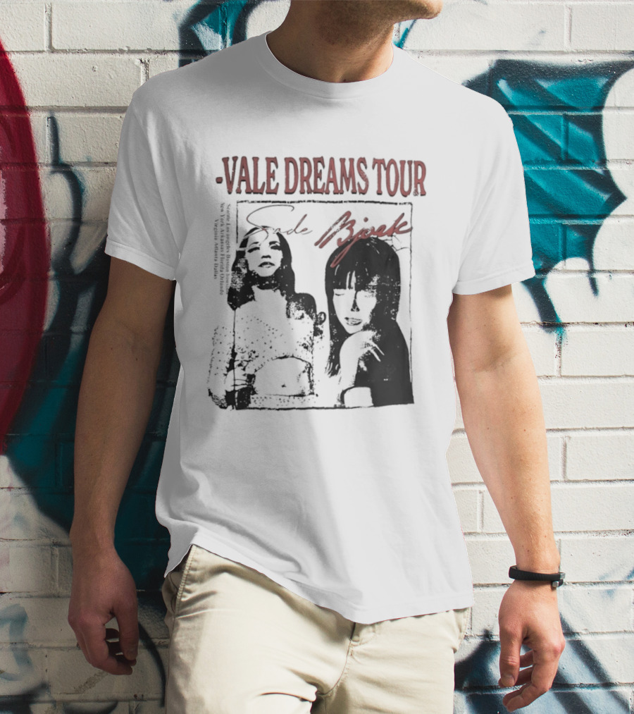 Vale Dreams Tour Sade Bjork 90s T-Shirt