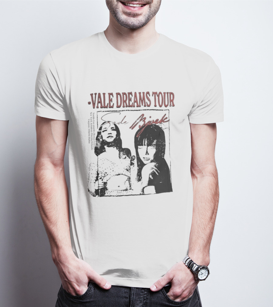 Vale Dreams Tour Sade Bjork 90s T-Shirt