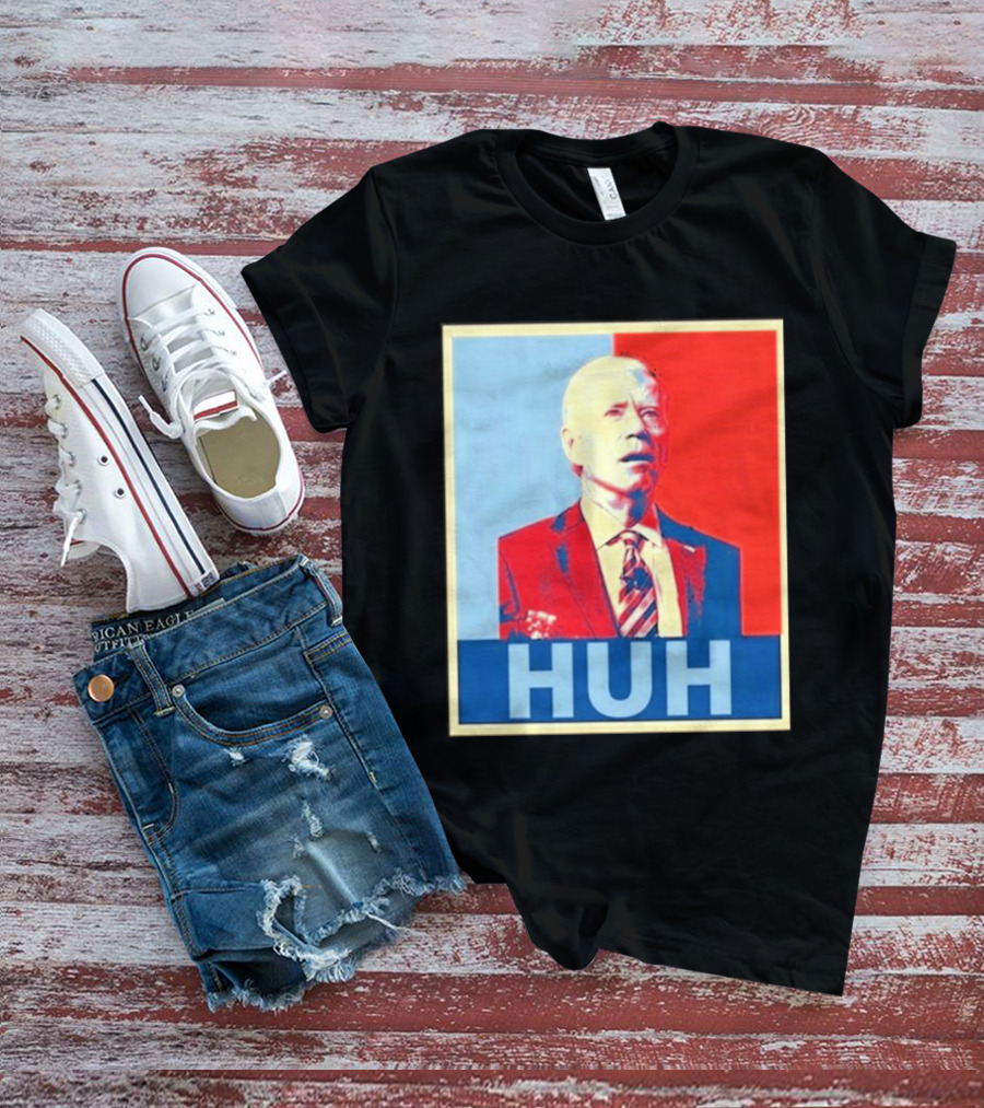 Huh Joe Biden Red Blue T-Shirt