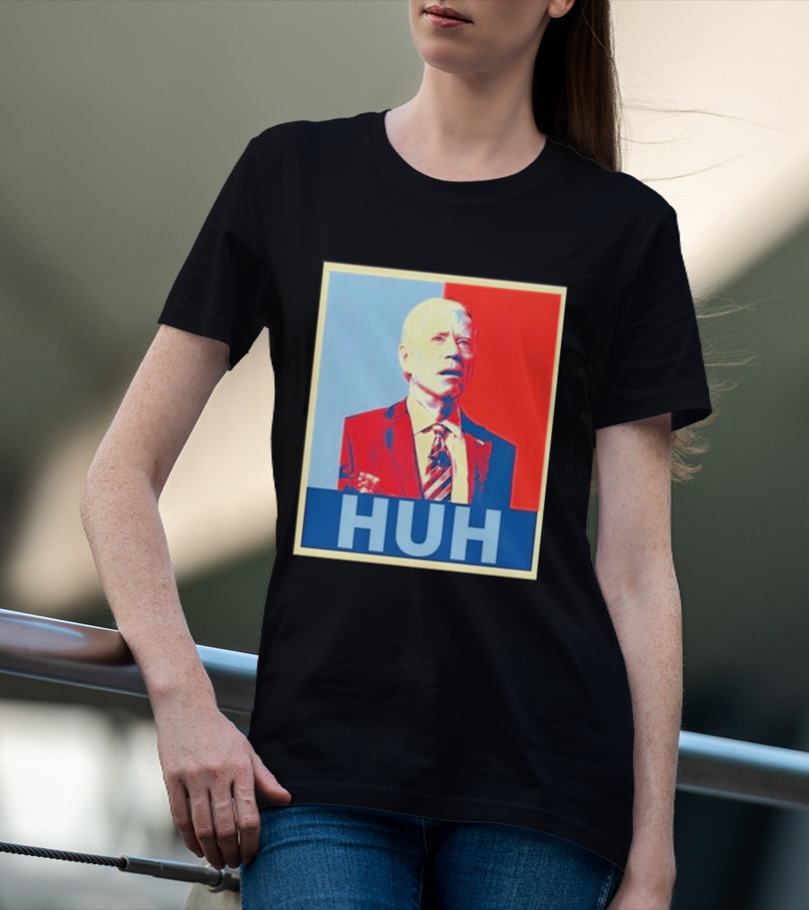 Huh Joe Biden Red Blue T-Shirt