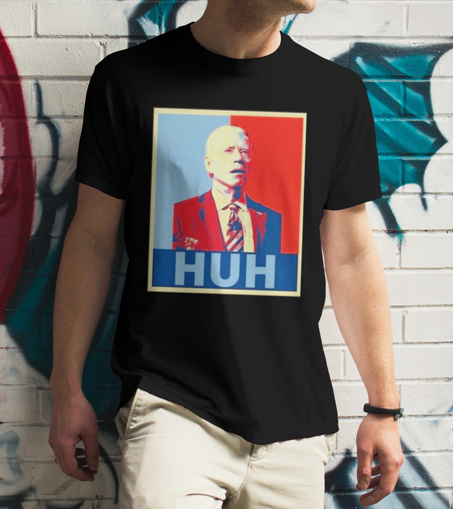 Huh Joe Biden Red Blue T-Shirt