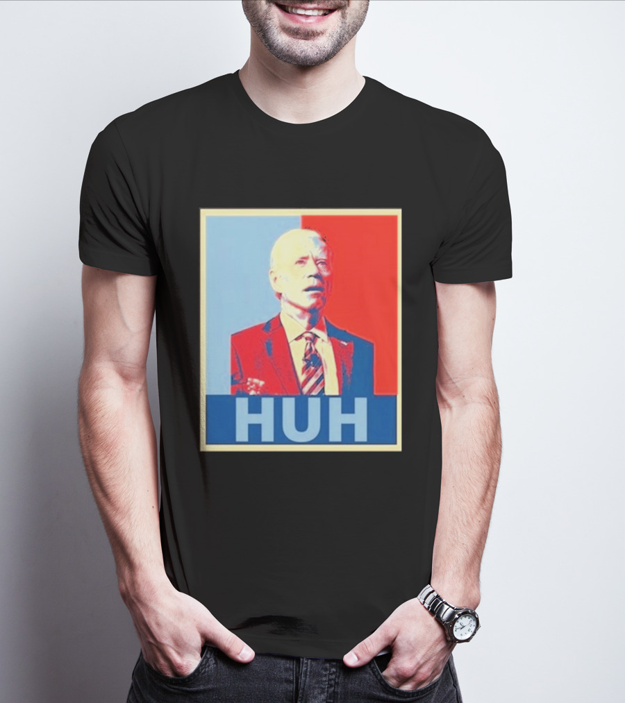 Huh Joe Biden Red Blue T-Shirt