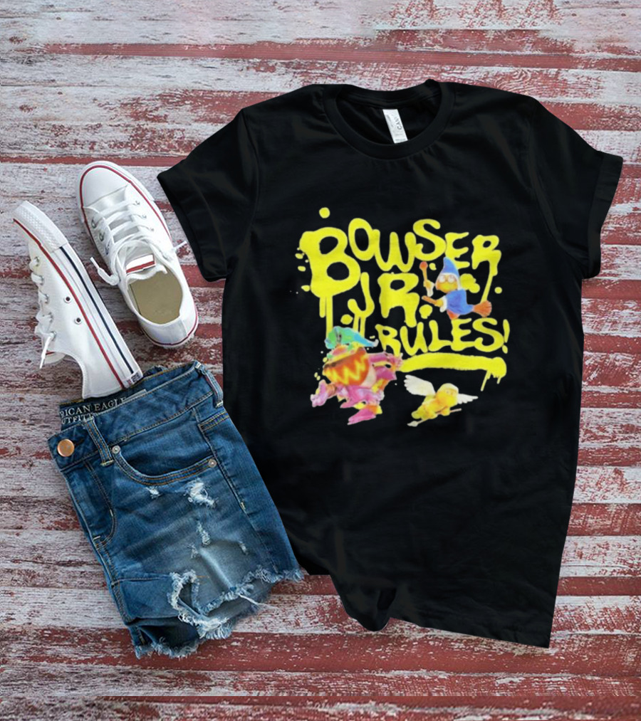 Bowser Jr Rules With Colorful Characters And Fun Styles T-Shirt