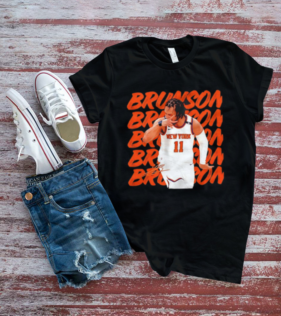 Brunson 11 New York Knicks Basketball Player T-Shirt