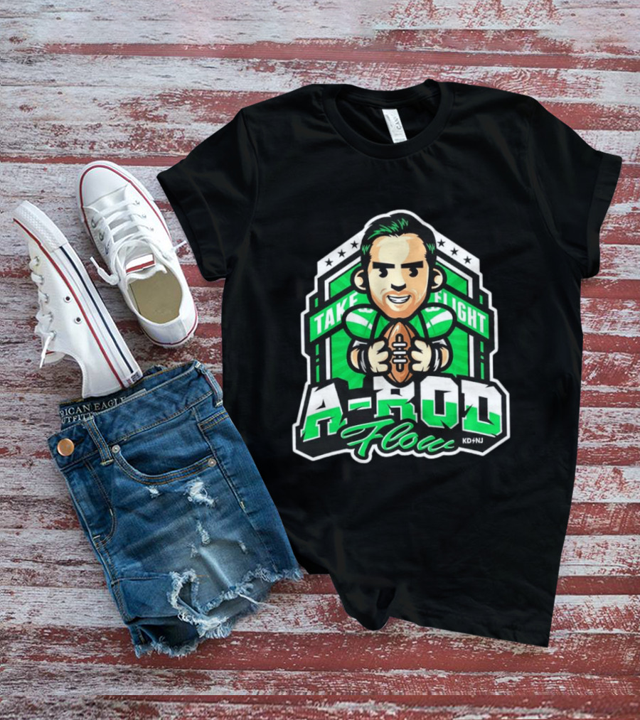 New York Jets Aaron Rodgers Take Flight A Rod Flow T-Shirt