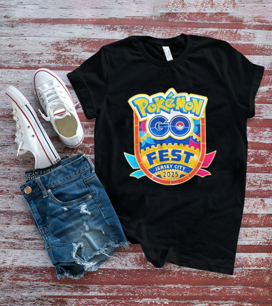 Pokémon Go Fest 2025 Jersey City Event T-Shirt