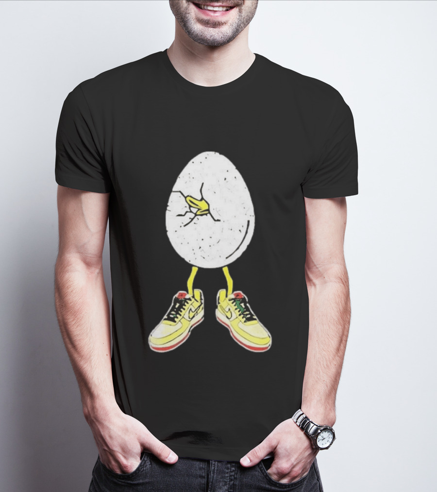 Oregon Football Fit For Flight Go Ducks Egg Cracked Sneakers Retro Nike T-Shirt