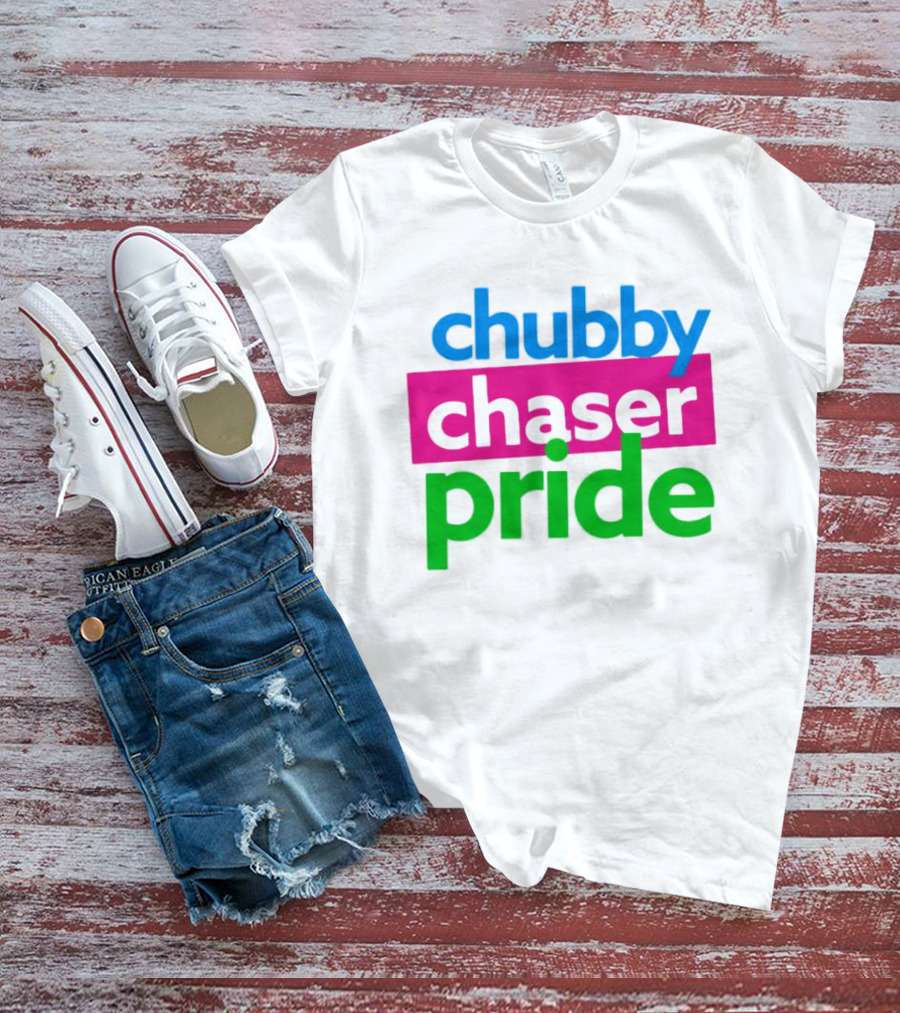 Chubby Chaser Pride Colorful T-Shirt