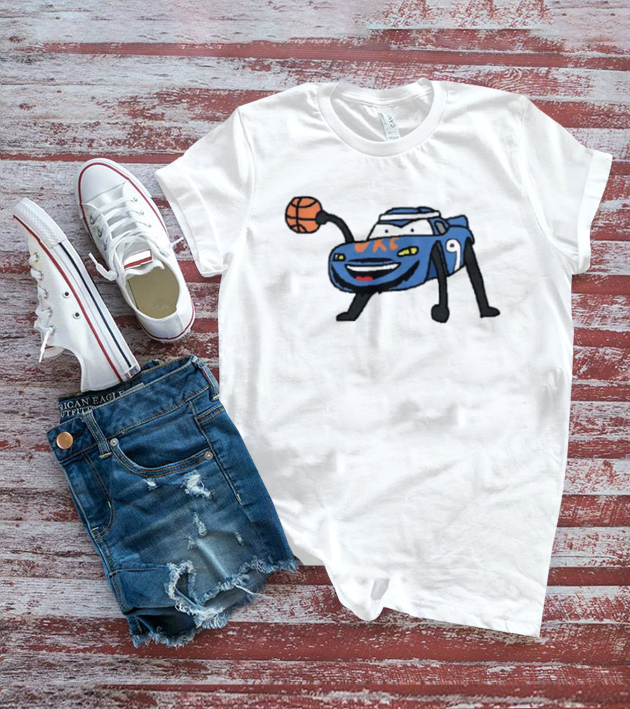 Alex Cars Russo Alex Caruso OKC Thunder Basketball Cartoon T-Shirt