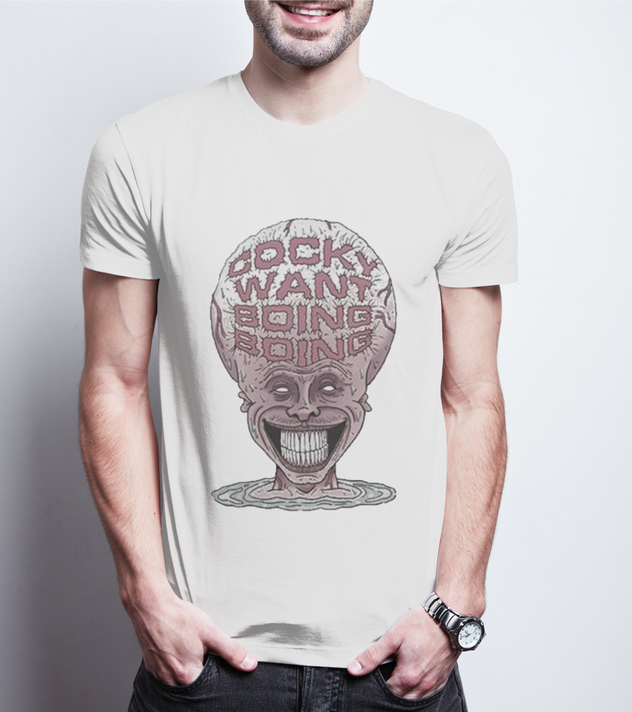 Cocky Want Boing Boing Meme Brain T-Shirt