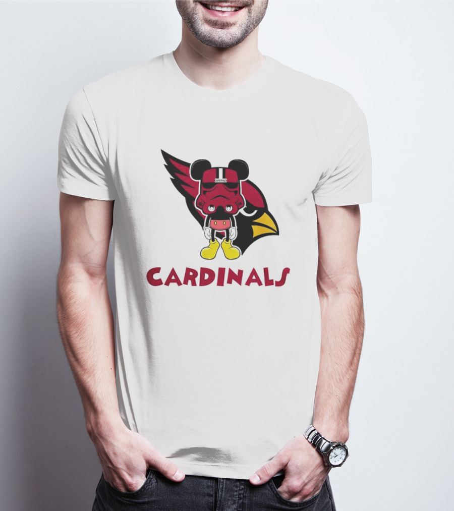 Arizona Cardinals Mickey Mouse Stormtrooper T-Shirt