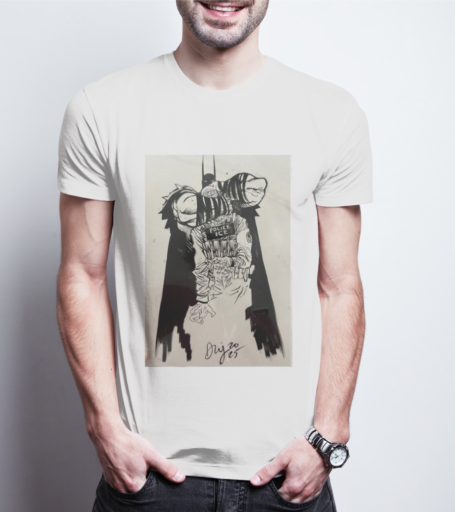 Awesome Absolute Batman Police ICE Daniel Warren Johnson DC Comics 2025 T-Shirt