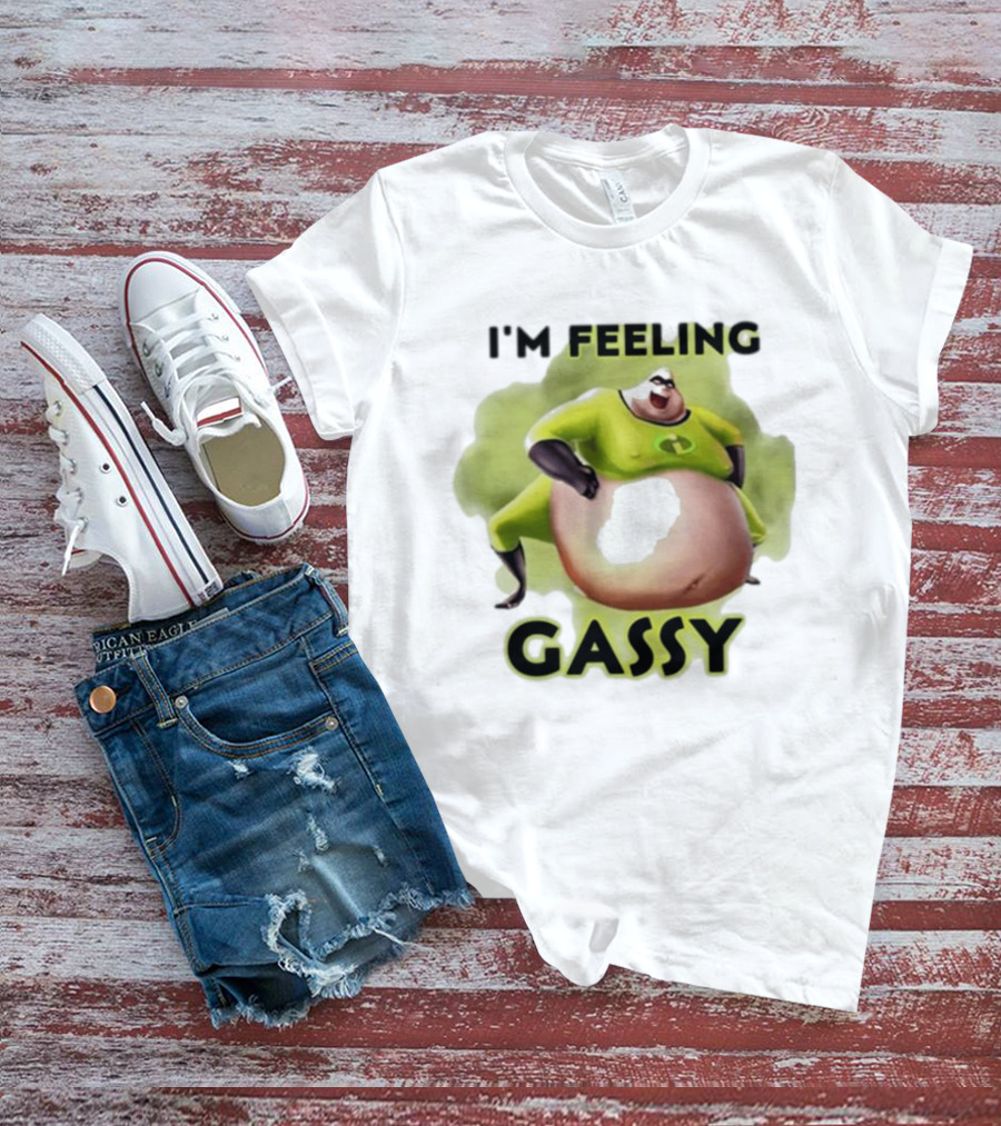 I'm Feeling Gassy Superhero Parody 2025 T-Shirt