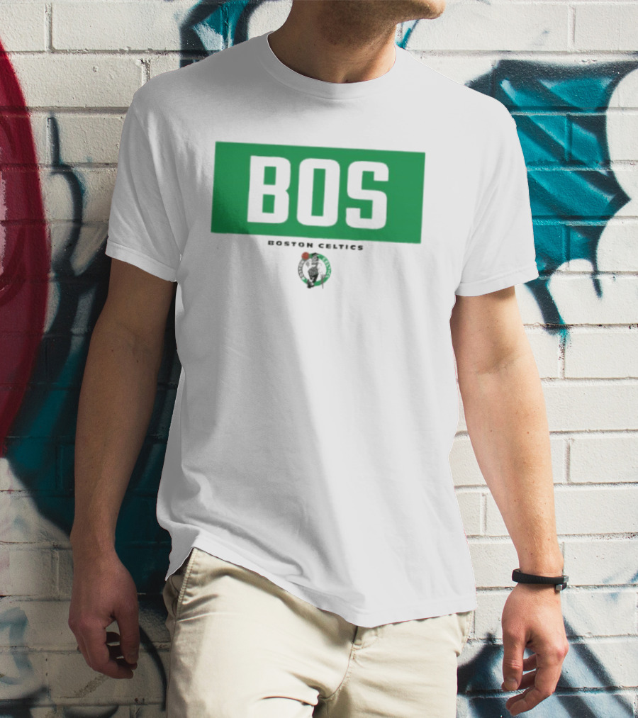 Boston Celtics BOS Crossbar NBA Basketball T-Shirt
