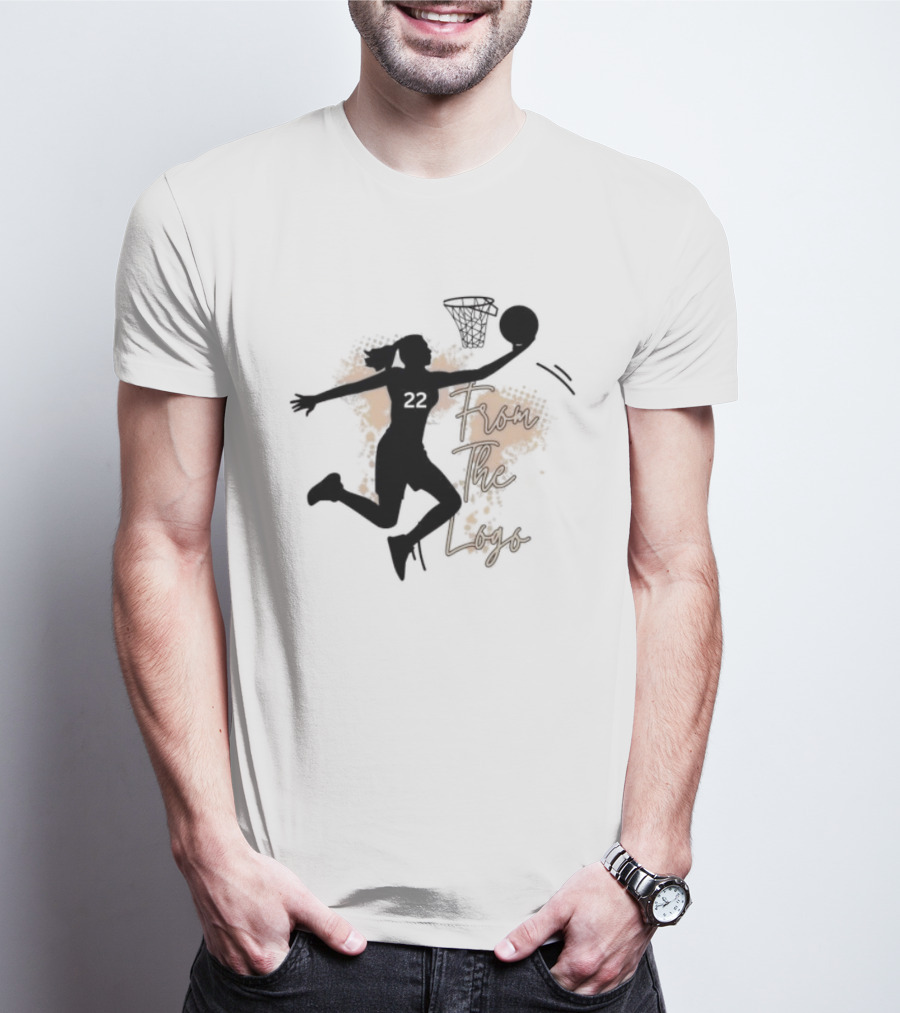 Caitlin Clark 22 Basketball From The T-Shirt