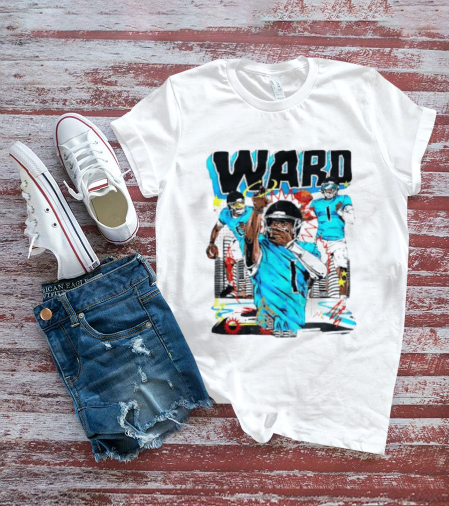 Tennessee Titans Ward Player Cartoon Comic T-Shirt