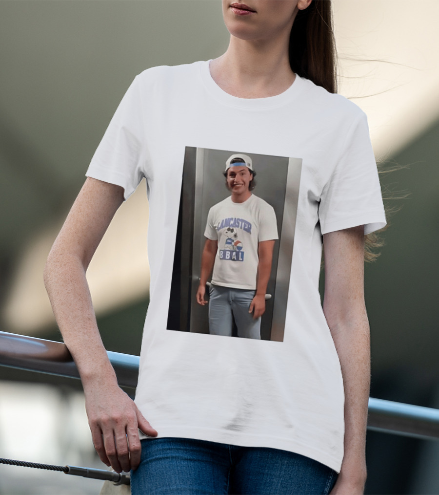 Snoopy Lancaster Basketball BBAL Vintage Peanuts Sports Cartoon T-Shirt