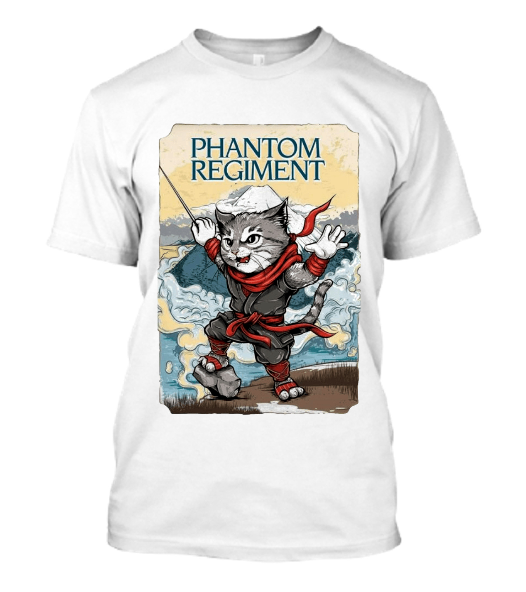 Original Phantom Regiment Conductor Cat Ninja T-Shirt
