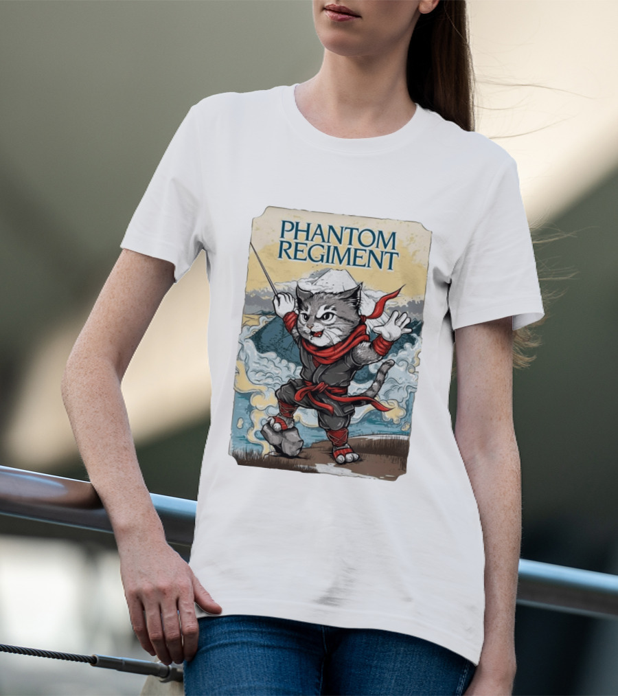 Original Phantom Regiment Conductor Cat Ninja T-Shirt