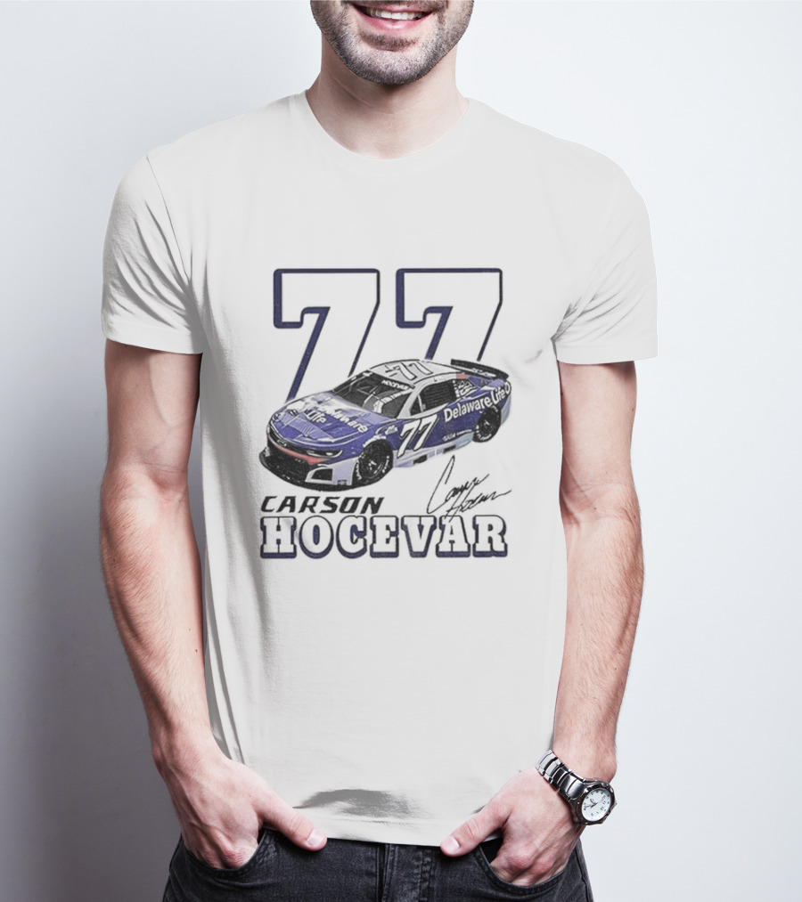 77 Carson Hocevar Nascar Racing Car T-Shirt