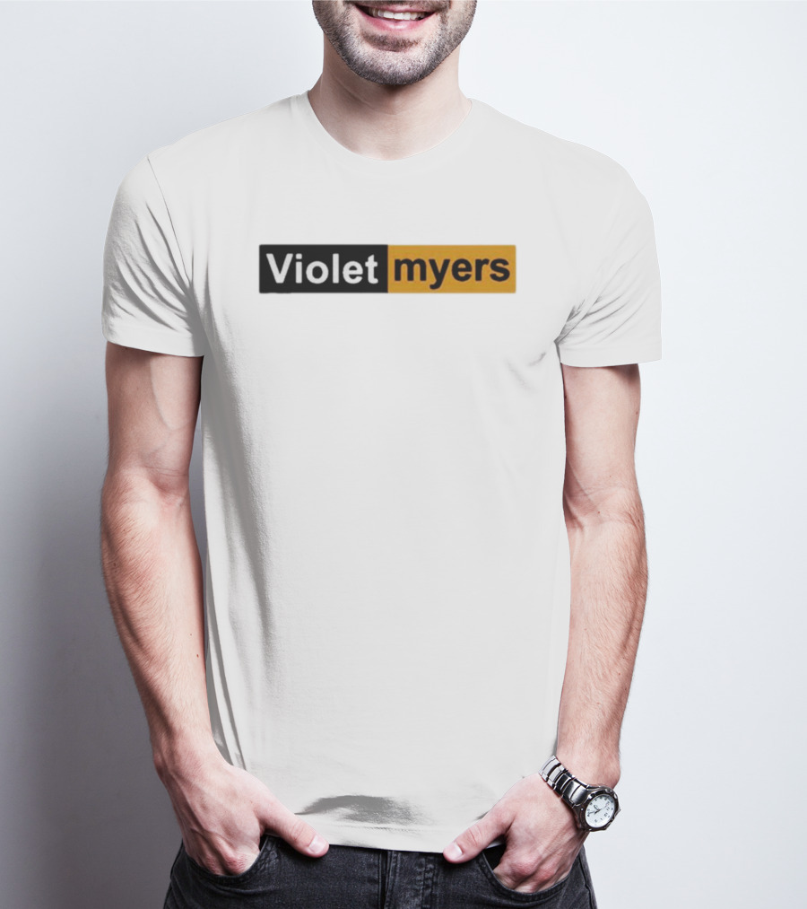 Violet Myers Black And Orange T-Shirt
