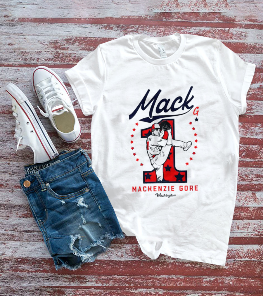 Mack G Washington Nationals Mackenzie Gore Baseball Stars T-Shirt