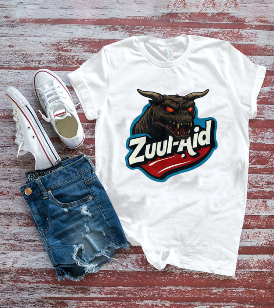 Zuul Aid Ghostbusters Demon Red Eyes Monster T-Shirt