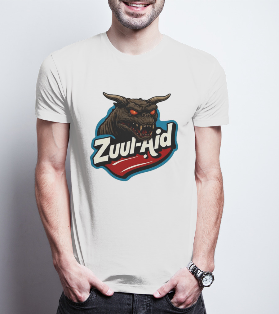 Zuul Aid Ghostbusters Demon Red Eyes Monster T-Shirt