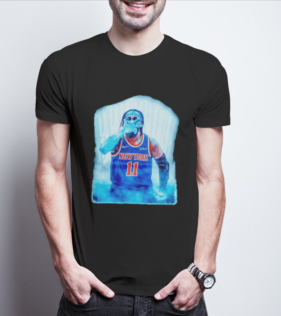 Jalen Brunson New York Knicks Number 11 NBA Basketball Player T-Shirt