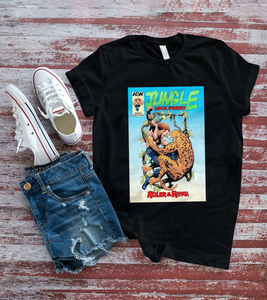 AEW Jungle Jack Perry First Edition Ruler Of The Ring T-Shirt