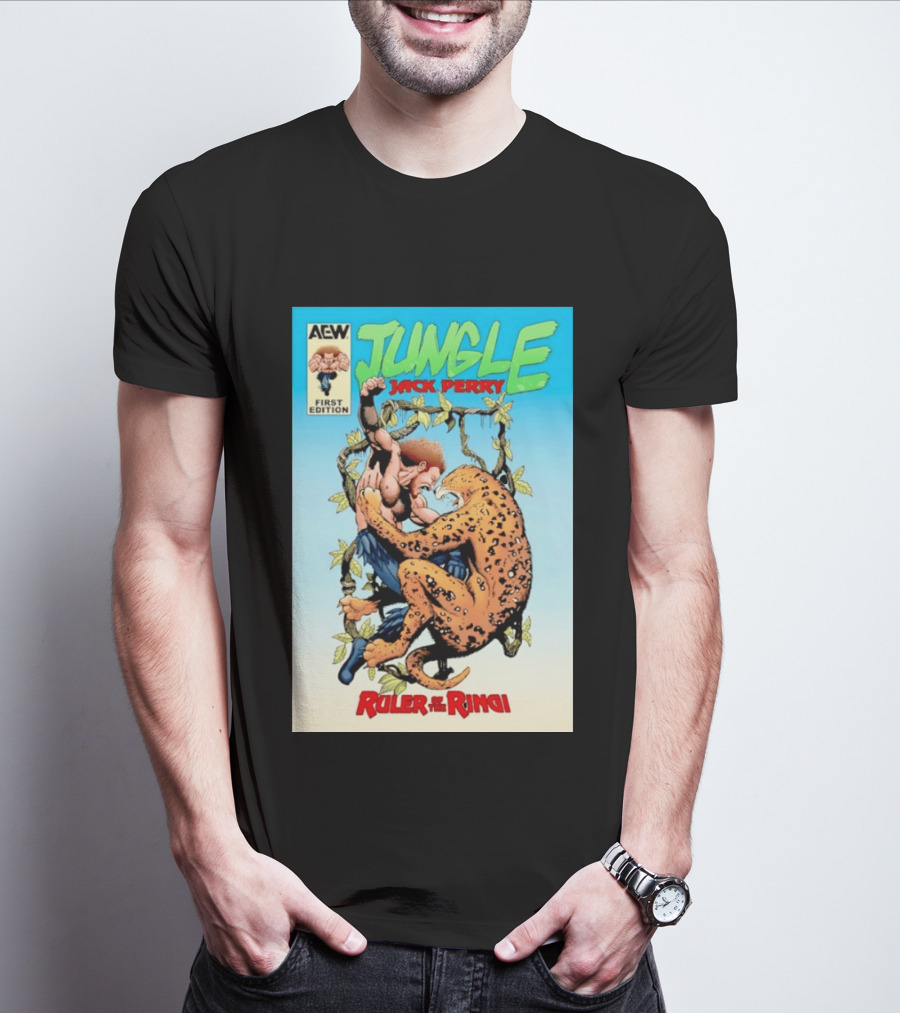 AEW Jungle Jack Perry First Edition Ruler Of The Ring T-Shirt