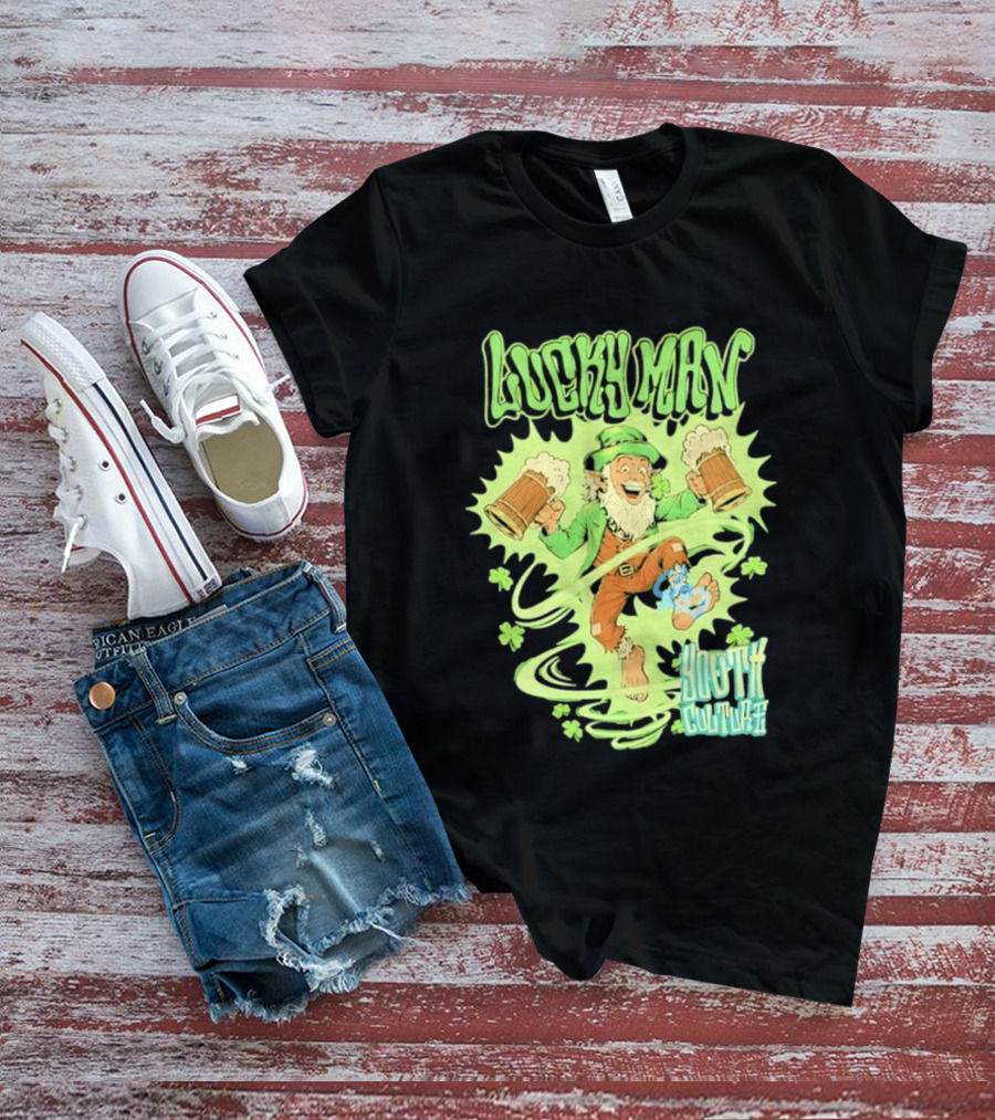 Lucky Man Leprechaun Youth Culture More Than Movement St Patricks Day T-Shirt