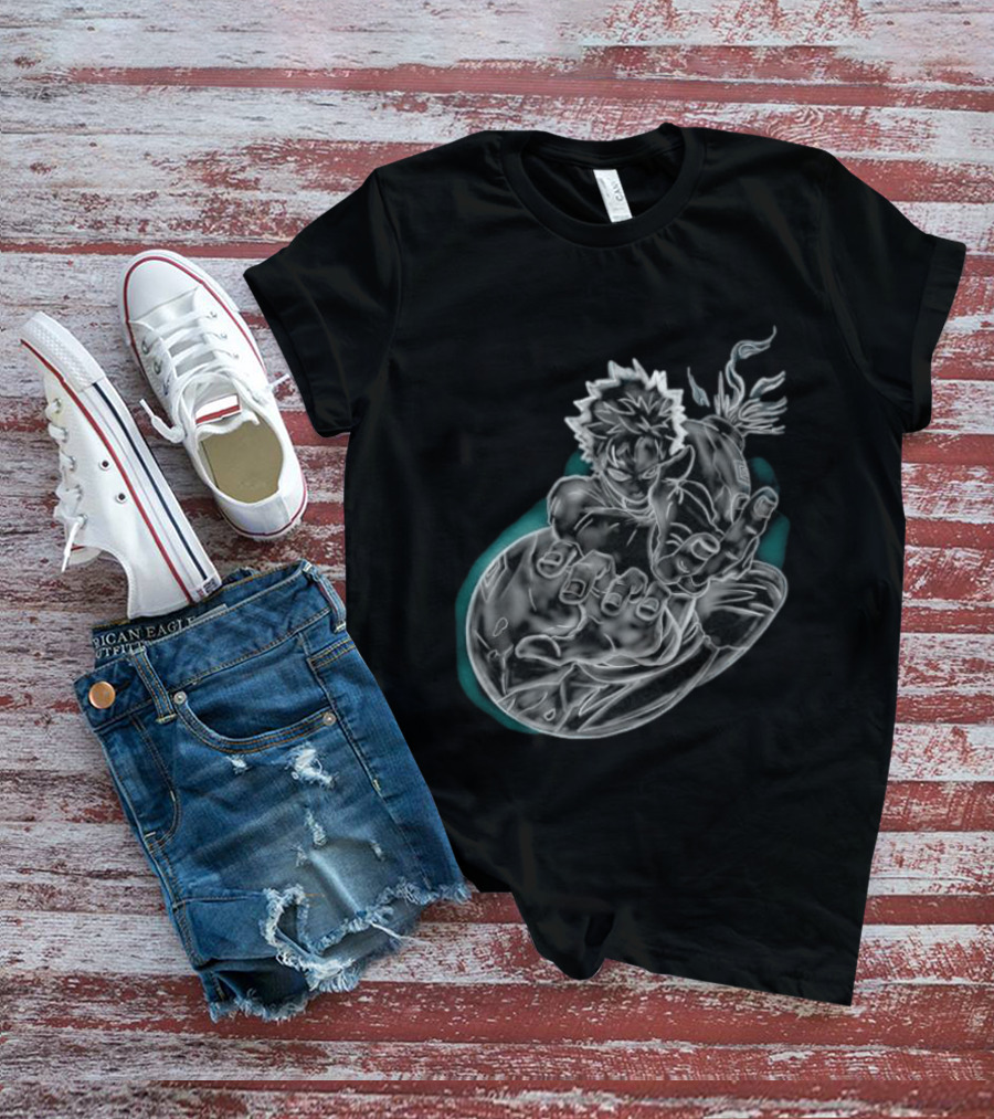 Megumi Fushiguro Ten Shadows Jujutsu Kaisen Dynamic Pose T-Shirt