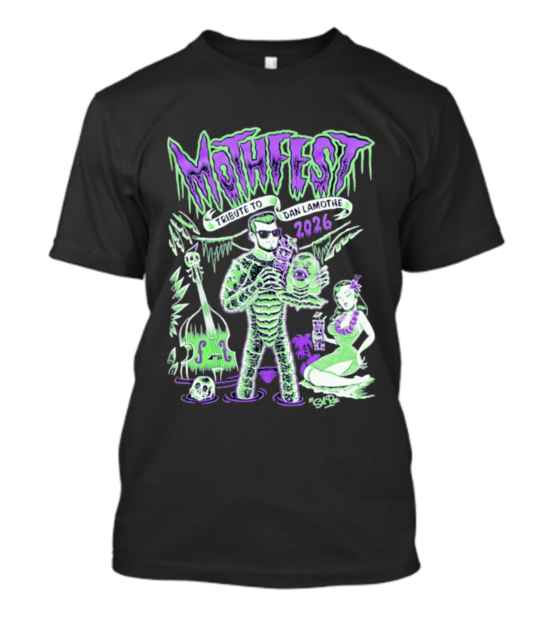 Mothfest Tribute To Dan Lamothe 2026 Creature T-Shirt