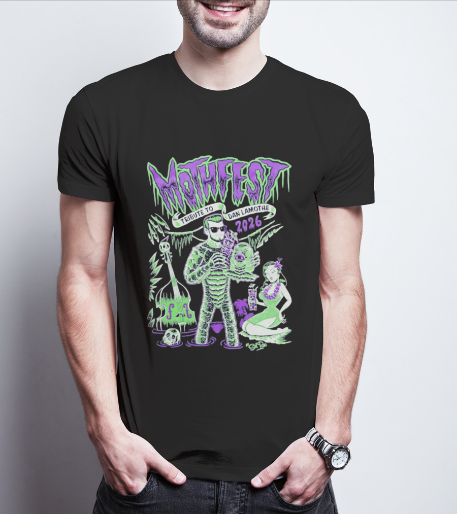 Mothfest Tribute To Dan Lamothe 2026 Creature T-Shirt