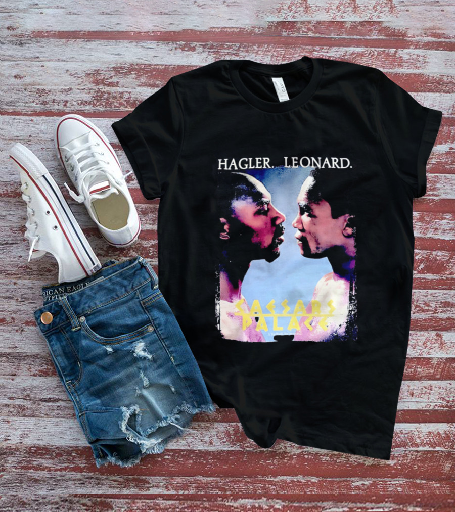 Hagler Leonard Caesars Palace Boxing Match Showdown T-Shirt
