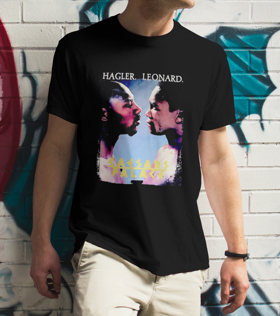 Hagler Leonard Caesars Palace Boxing Match Showdown T-Shirt