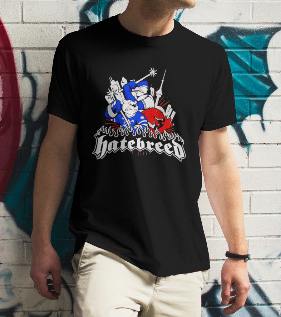 Hatebreed Toronto Maple Leafs Raptors CN Tower Hardcore Mashup T-Shirt