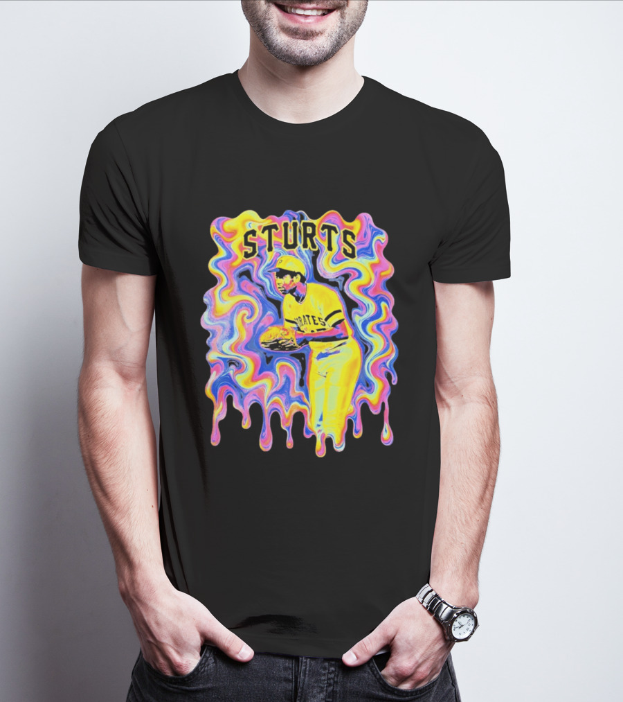 Sturts Willie Stargell Pittsburgh Pirates Psychedelic T-Shirt