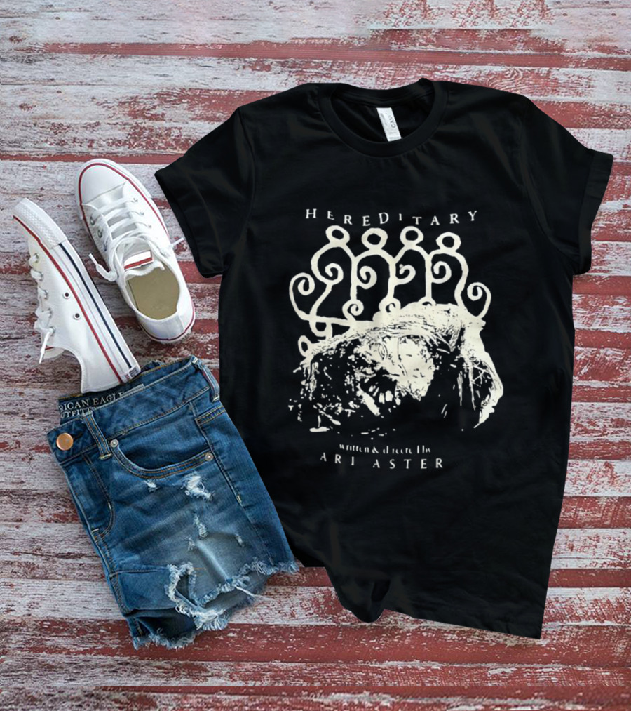 Hereditary Written And Directed By Ari Aster Spiral T-Shirt